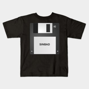 Floppy Disk Sinbad Kids T-Shirt